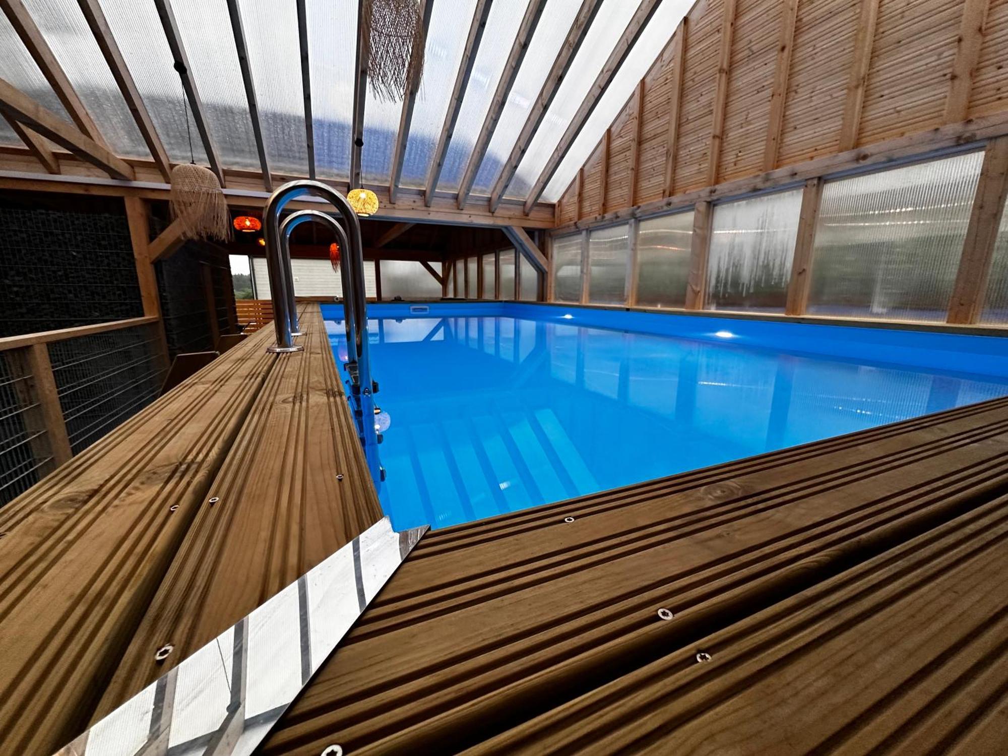 Domki Zlote Piaski Kryty Basen Sauna Jacuzzi Jastrzębia Góra Exterior foto